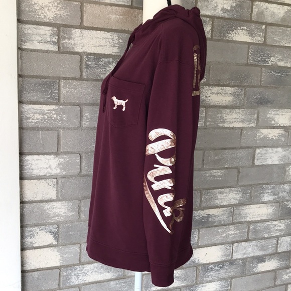 PINK by VS pullover hoodie size S/P - Picture 5 of 7